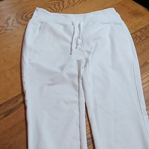 HALARA MEDIUM Women Pants Workout Exercise New Yoga Jogger Athleticwear WHITE